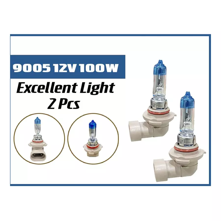 Auto Pearl Sapphire Bulb 9005 Headlight Halogen Bulb for Toyota Land Cruiser Prado, APA23 (2 Pcs)