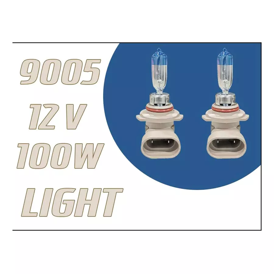 Auto Pearl Sapphire Bulb 9005 Headlight Halogen Bulb for Toyota Land Cruiser Prado, APA23 (2 Pcs)