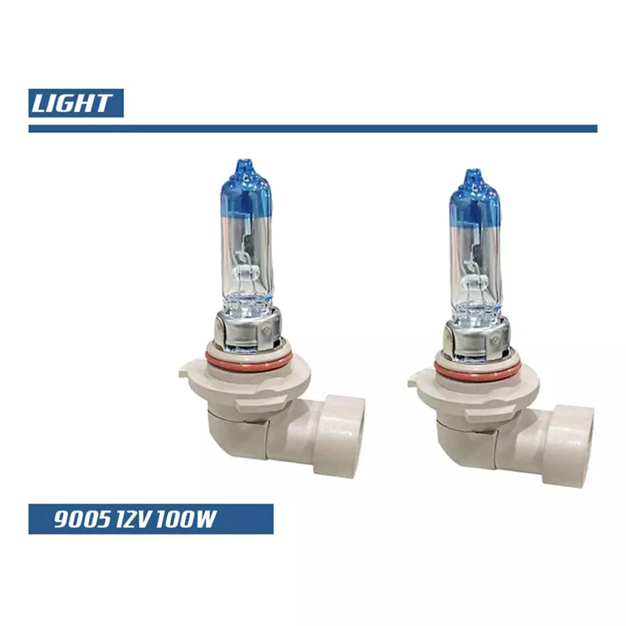 Auto Pearl Sapphire Bulb 9005 Headlight Halogen Bulb for Toyota Land Cruiser Prado, APA23 (2 Pcs)