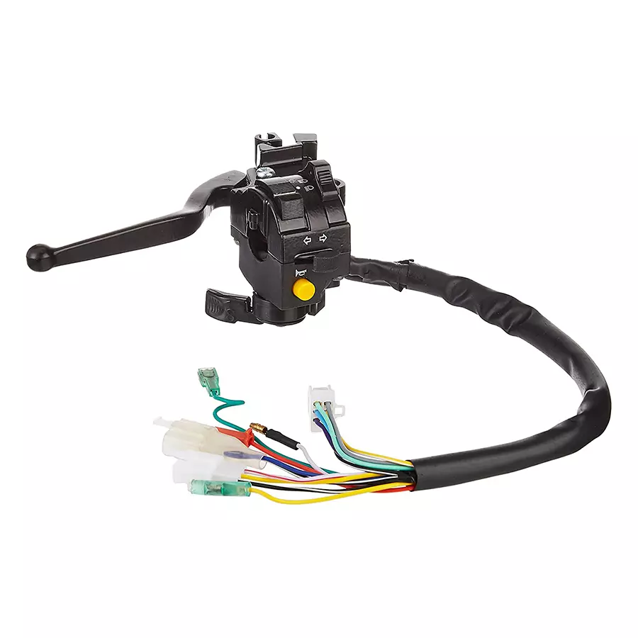 Uno Minda HANDLE BAR SWITCH for TVS XL-100 I-TOUCH W/O COMBI BRAKE (LEFT HAND) (SW-0697E)