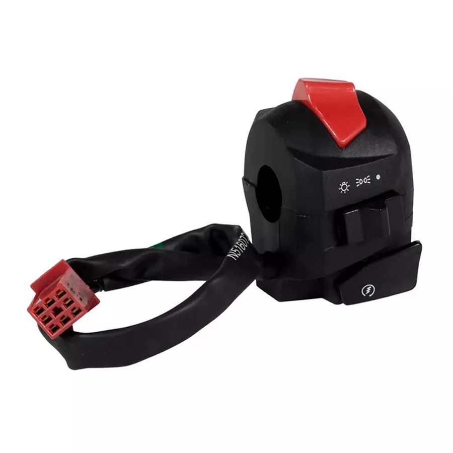 Uno Minda Handle Bar Switch for TVS Victor 110 (2018)/Phoenix 125 - BS4 (Right Hand) (SW-0580N-M01)