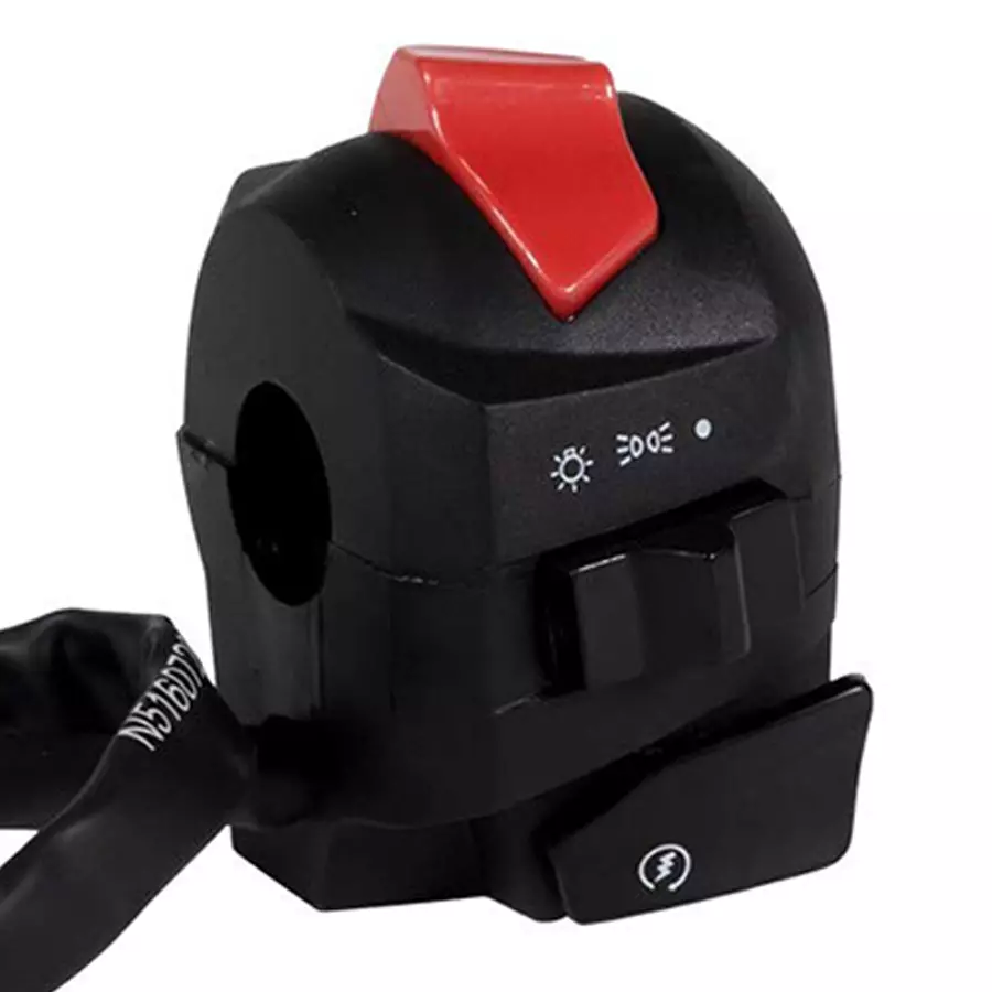 Uno Minda Handle Bar Switch for TVS Victor 110 (2018)/Phoenix 125 - BS4 (Right Hand) (SW-0580N-M01)