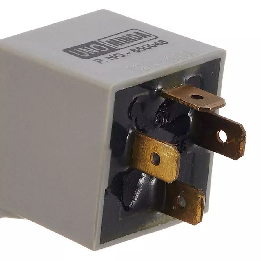 Uno Minda 850048 12V Starter Relay 4 PIN, Black