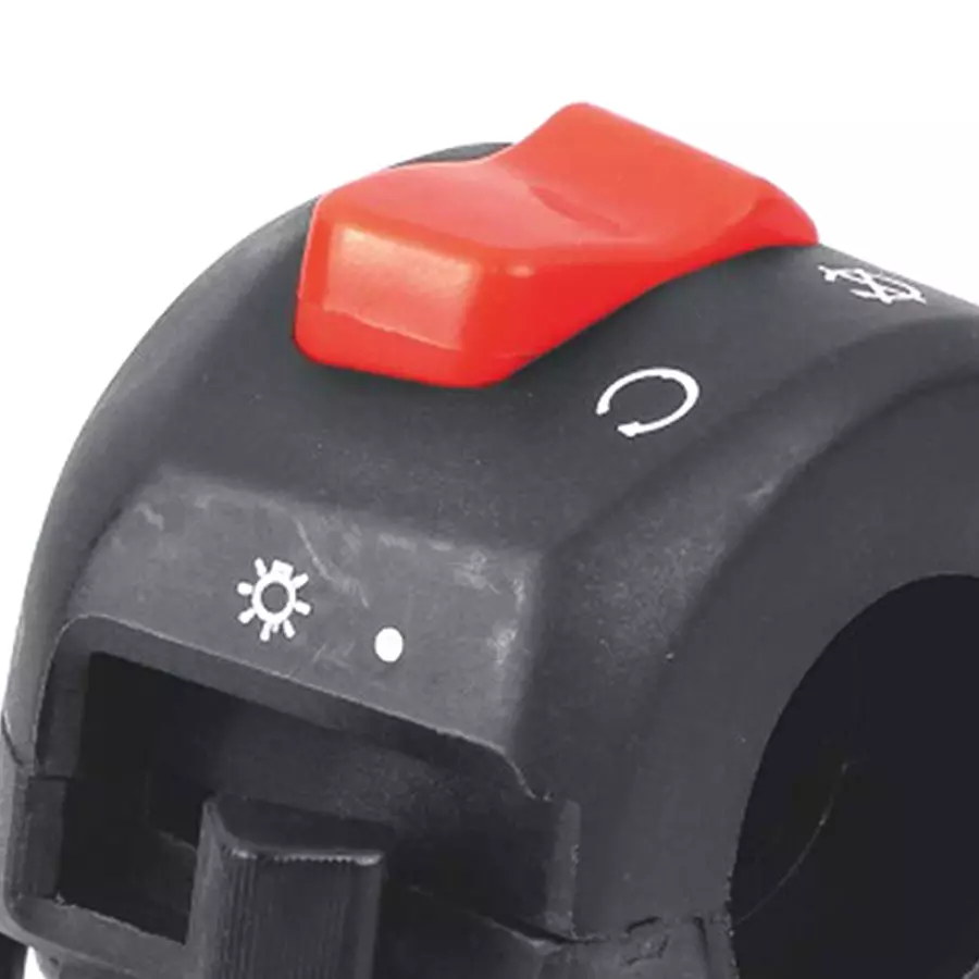 Uno Minda Handle Bar Switch - Right Side, Kick Start, With Wire Coupler for TVS Fiero UPG (SW-0666L)