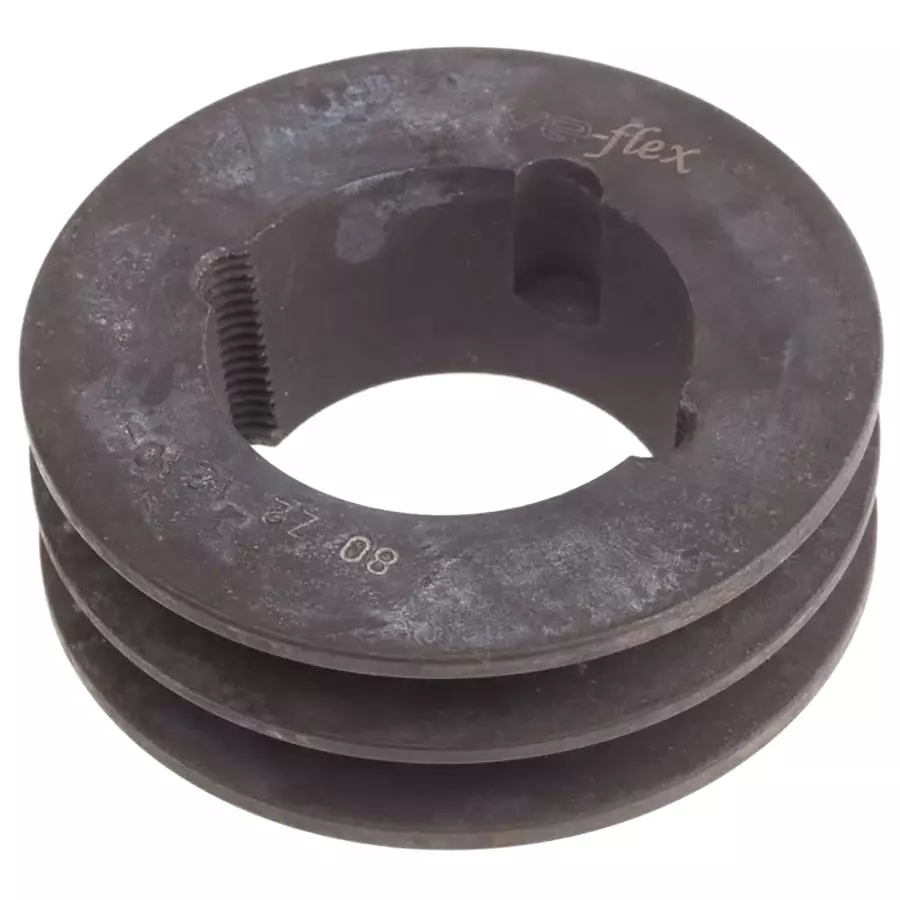 RS PRO Pulley, Cast Iron, Steel Model No 182852