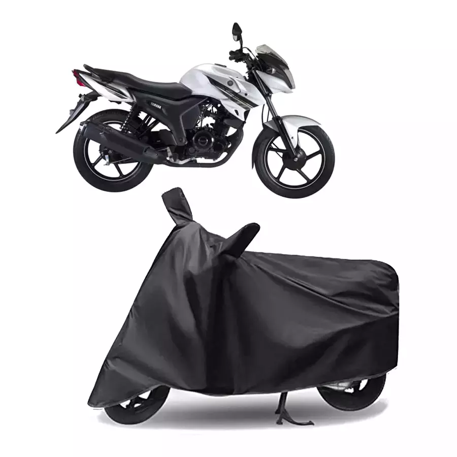 Auto Pearl Polyester Two Wheeler Cover for Yamaha SZ-S (Grey)