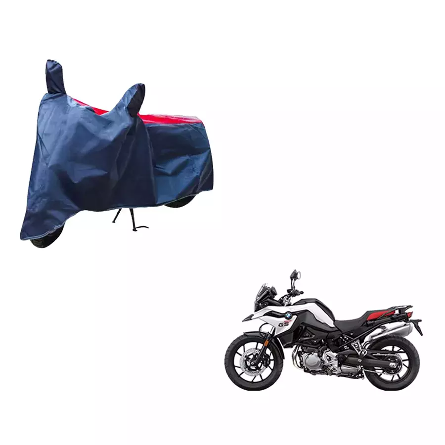 Auto Pearl Waterproof Two Wheeler Cover For BMW F 750 GS (Red & Blue)