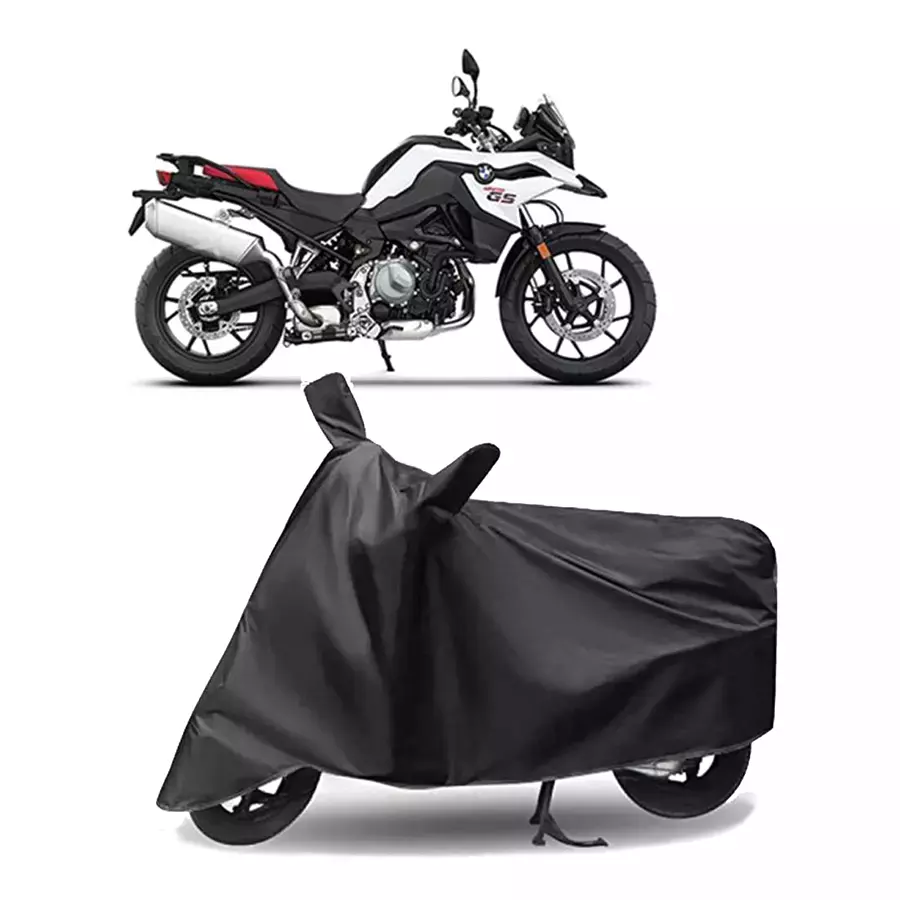 Auto Pearl Polyester Two Wheeler Cover for BMW F 750 GS (Grey)