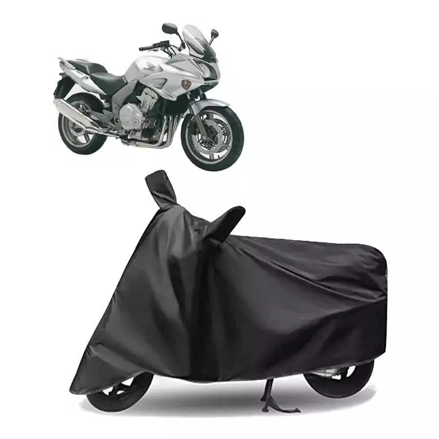 Auto Pearl Polyester Two Wheeler Cover for Honda CBF 1000 (Grey)