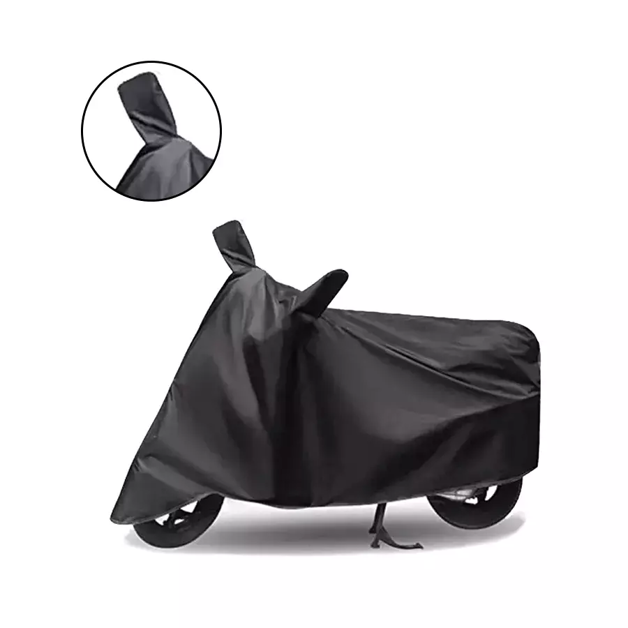 Auto Pearl Polyester Two Wheeler Cover for Kawasaki Z900 (Grey)