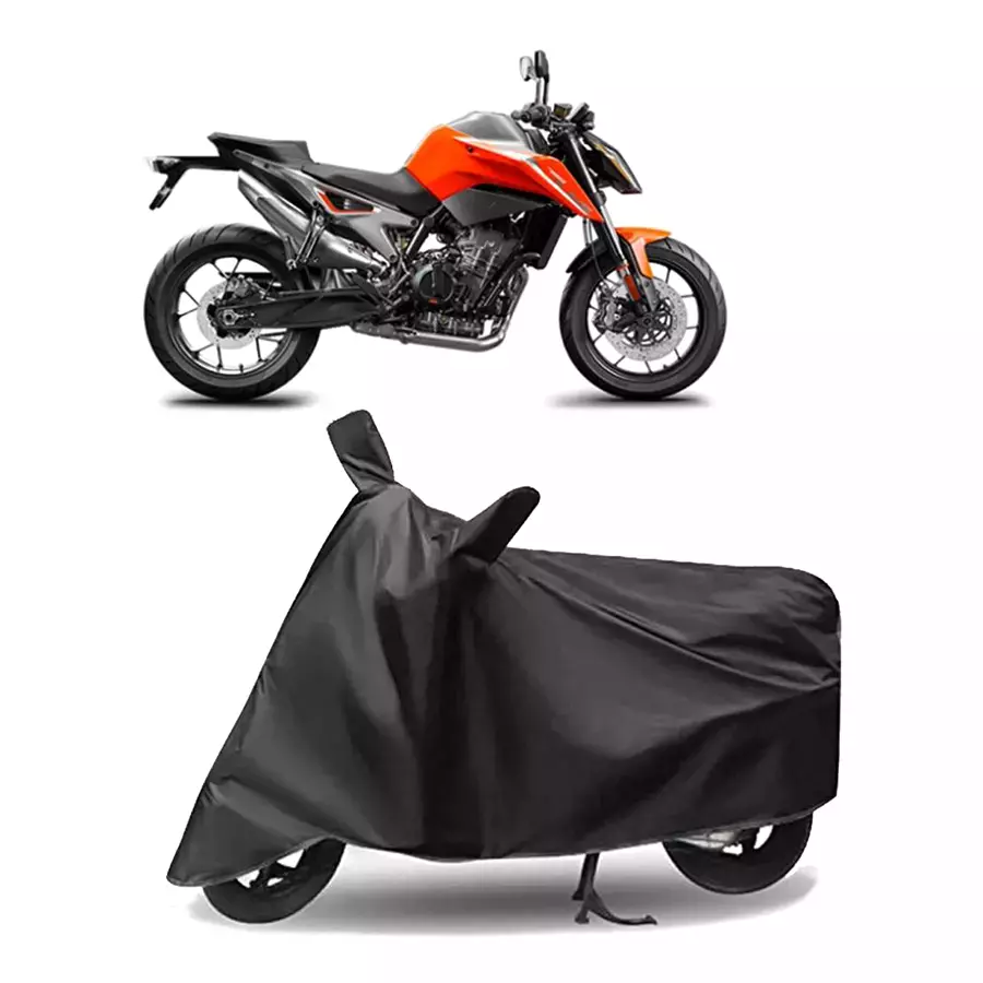 Auto Pearl Polyester Two Wheeler Cover for KTM 790 Duke BS6 (Grey)