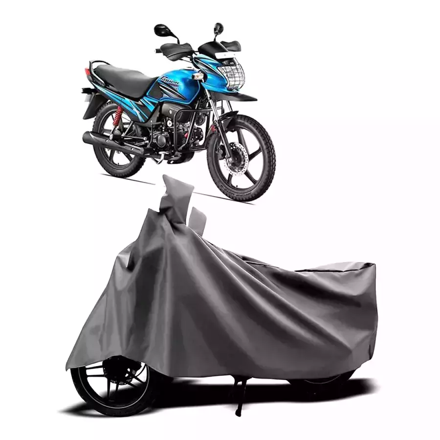 Auto Pearl Two Wheeler Cover with Bag for Hero&nbsp;Passion Pro TR, Silver