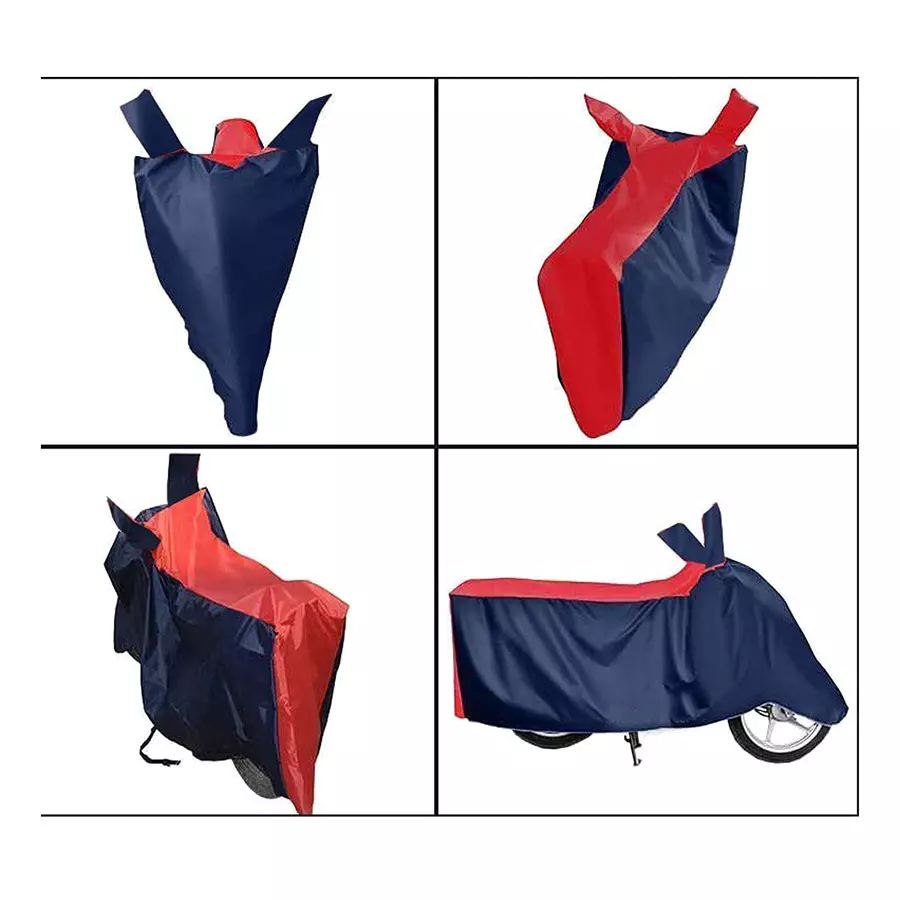 Auto Pearl Waterproof Two Wheeler Cover For Honda Activa 4G (Red & Blue)