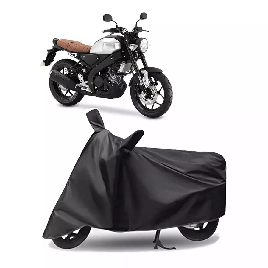 Auto Pearl Polyester Two Wheeler Cover for Yamaha XSR155 BS6 (Grey)