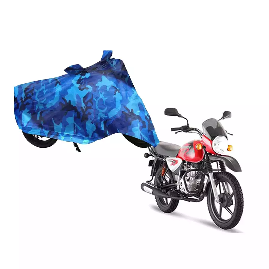 Auto Pearl Waterproof Two Wheeler Cover For Bajaj Boxer BM 150 (Blue)