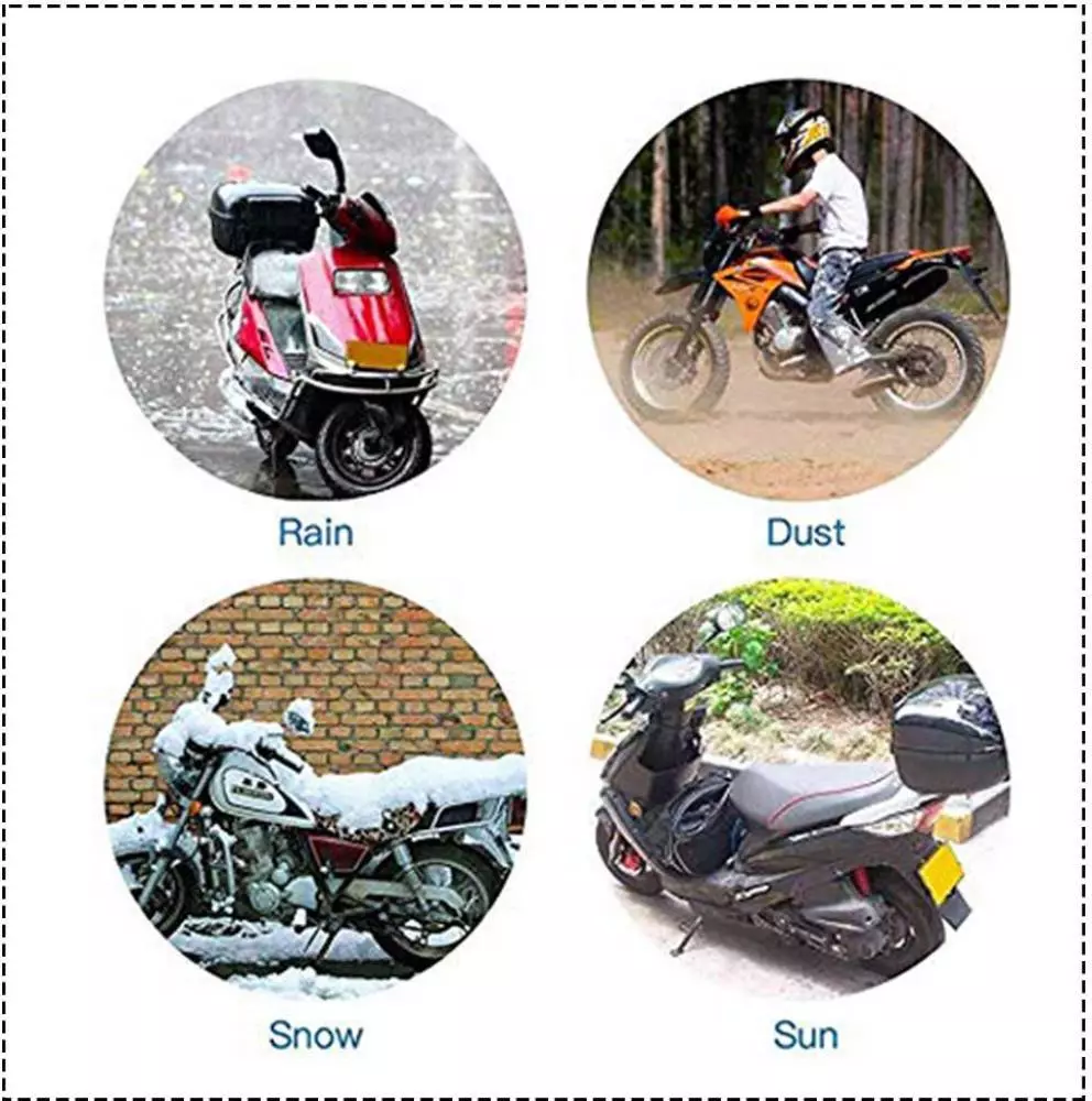Auto Pearl Waterproof Two Wheeler Cover For Bajaj Platina 100 DTS-i (Green & Multi Color)