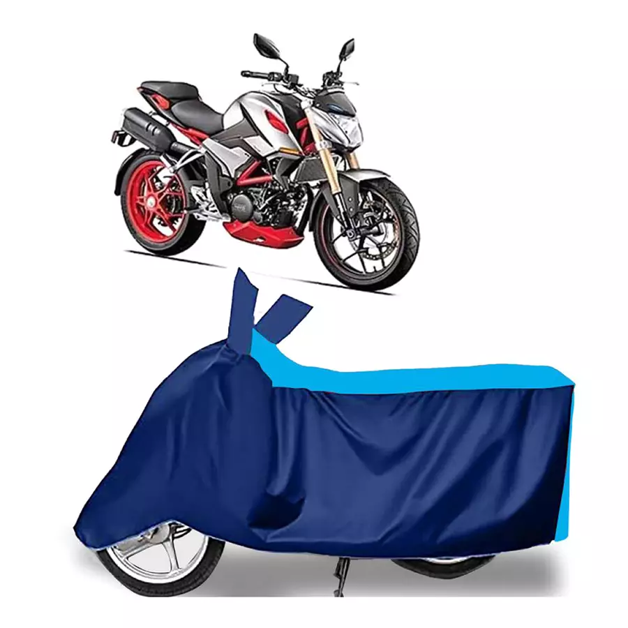 Auto Pearl Two Wheeler Cover for Hero XF3R - Cyan, Blue