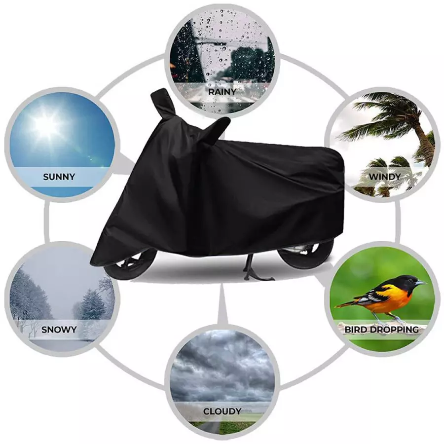 Auto Pearl Bike Cover for TVS Ntorq 125 (Black)