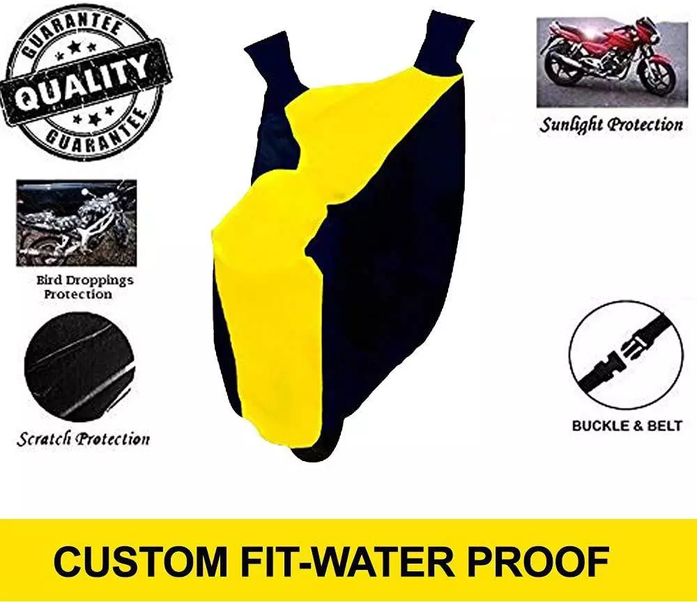 Auto Pearl Polyester Waterproof Two Wheeler Cover for Suzuki Gixxer SF 250 (Water Proof)