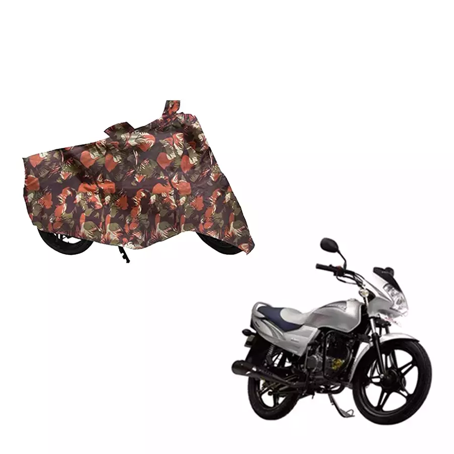 Auto Pearl Waterproof Two Wheeler Cover For LML Freedom Prima (Green & Multi Color)