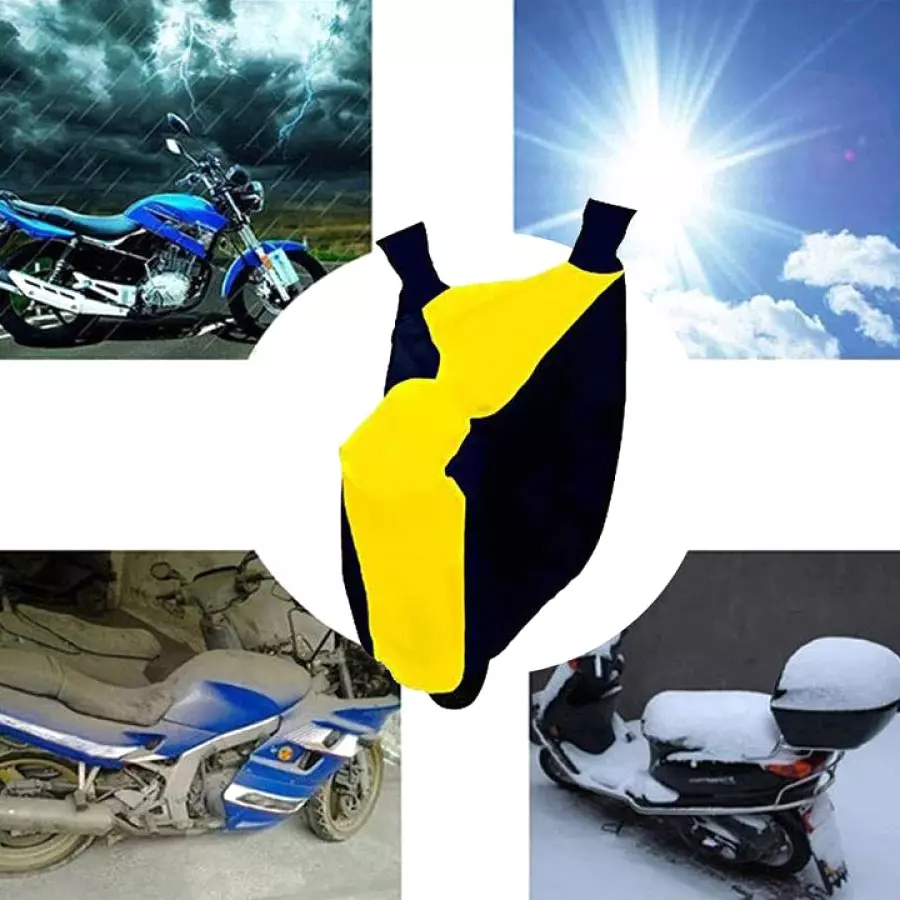 Auto Pearl Bike Cover for Honda CBR500R BS6 (Yellow & Blue)