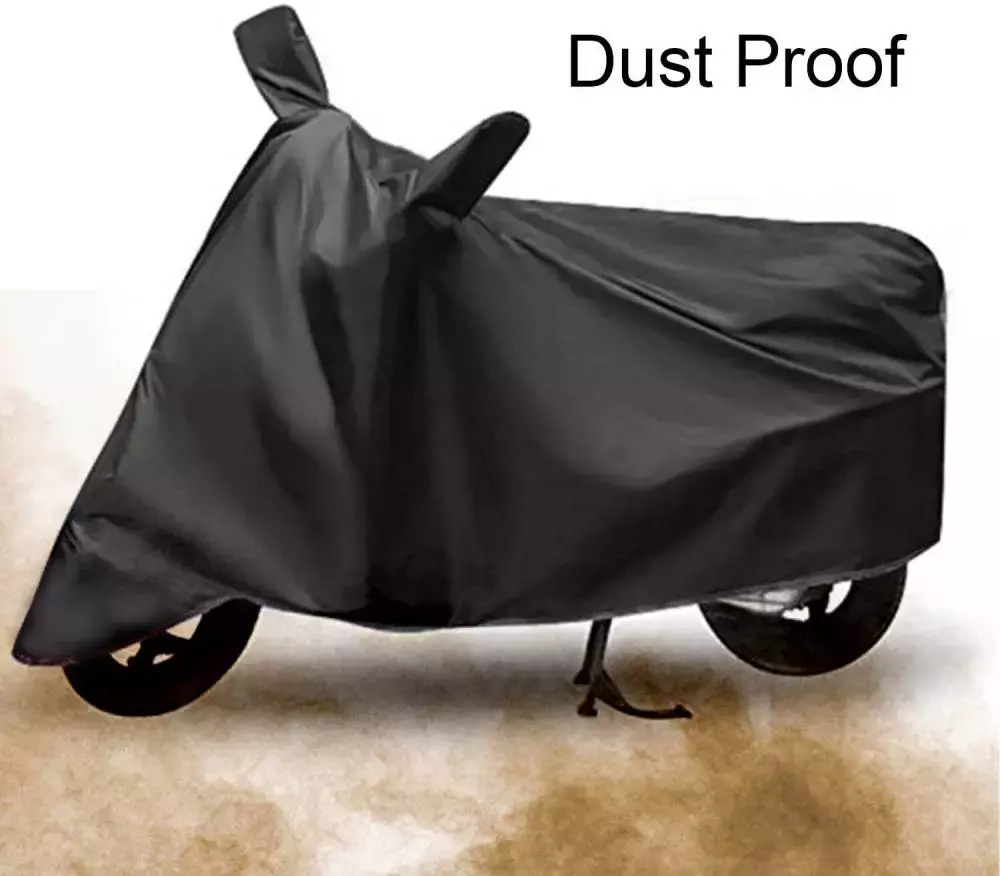 Auto Pearl Polyester Two Wheeler Cover for Aprilia SR 150 (Grey)
