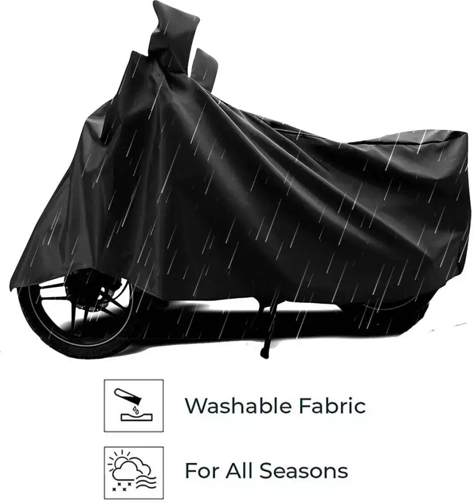 Auto Pearl Polyester Two Wheeler Cover for Aprilia SR 150 (Grey)