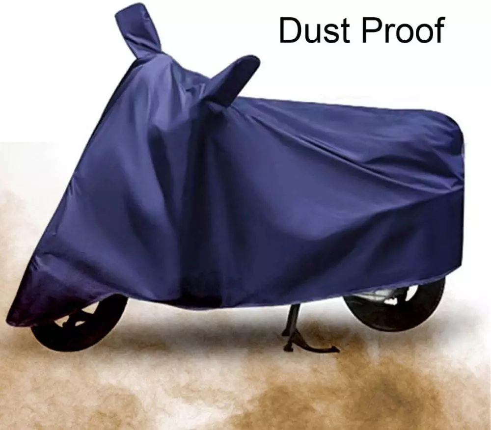 Auto Pearl Polyester Two Wheeler Cover for Kawasaki Ninja ZX-10R,(Navy Blue)
