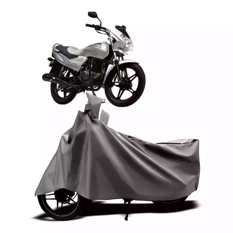 Auto Pearl Two Wheeler Cover with Bag for LML&nbsp;Freedom Prima, Silver