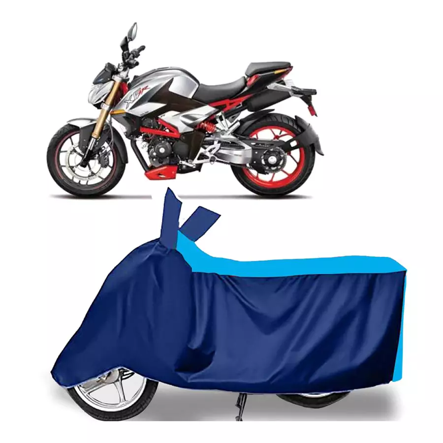 Auto Pearl Two Wheeler Cover for Hero XF3R BS6 - Cyan, Blue