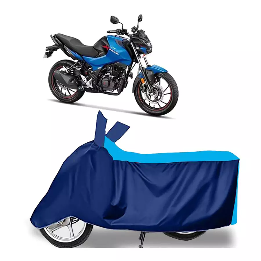 Auto Pearl Two Wheeler Cover for Hero Xtreme 160 R - Cyan, Blue