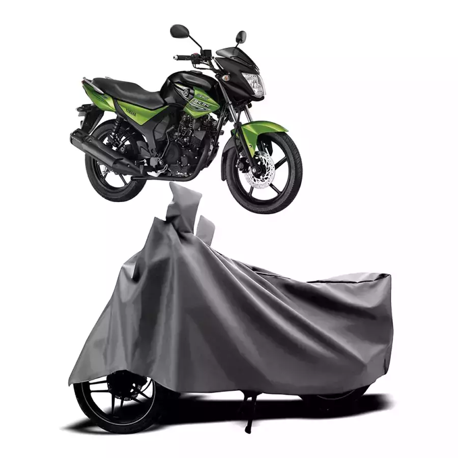Auto Pearl Two Wheeler Cover with Bag for Yamaha SZ-RR V BS6, Silver-picture-20