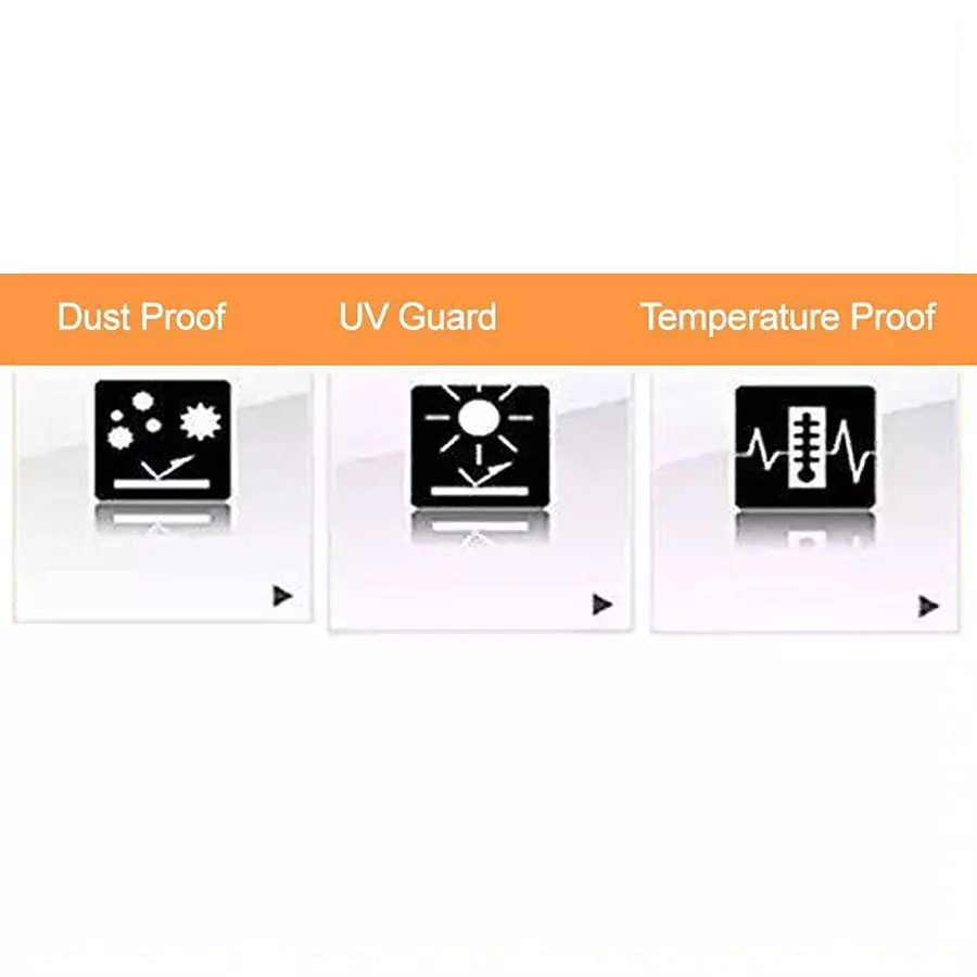 Auto Pearl Waterproof Two Wheeler Cover For Triumph Rocket III (Orange)