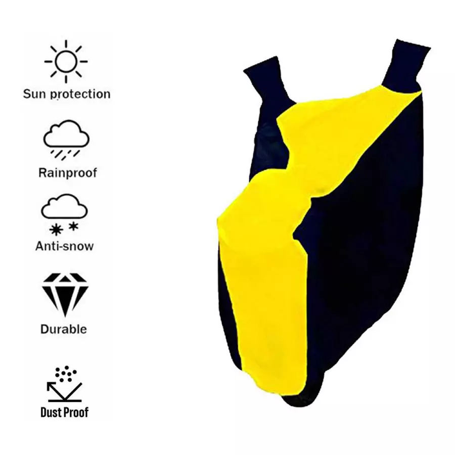 Auto Pearl Bike Cover for Honda Activa 4G (Yellow & Blue)