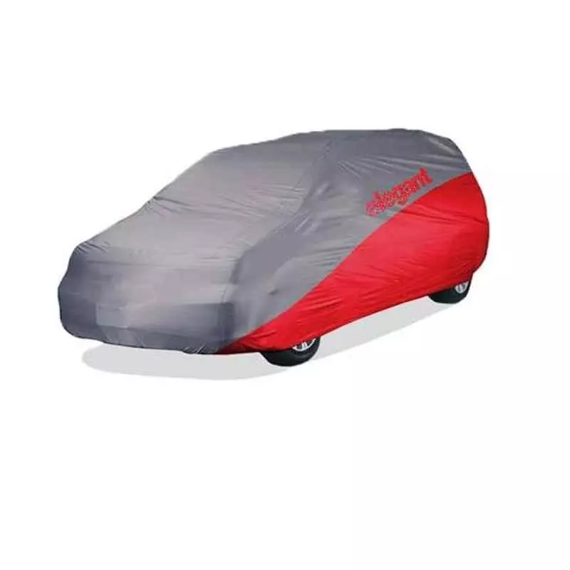 Elegant Grey & Red Water Resistant Car Body Cover for Mistubishi Pajero SFX