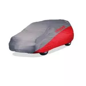 Elegant Grey & Red Water Resistant Car Body Cover for Mistubishi Pajero SFX