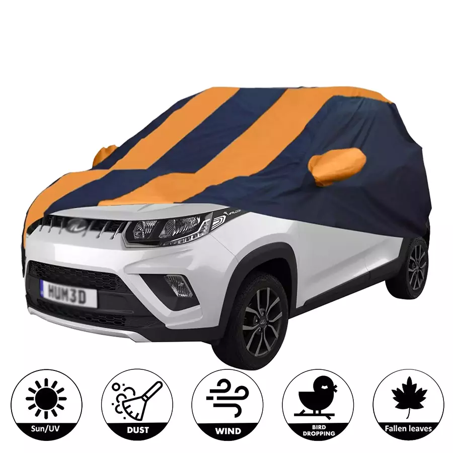 Allextreme MKB5003 Car Body Cover Compatible with Mahindra KUV100 Custom Fit UV Heat Resistant