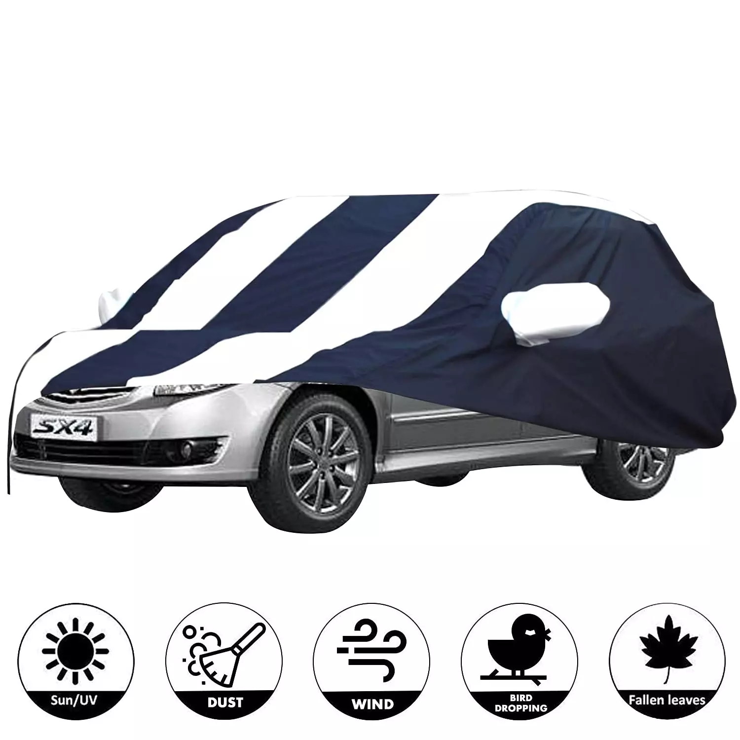 Allextreme MSE5005 Car Cover Compatible with Maruti Suzuki Sx4 Custom Fit  UV Heat Resistant