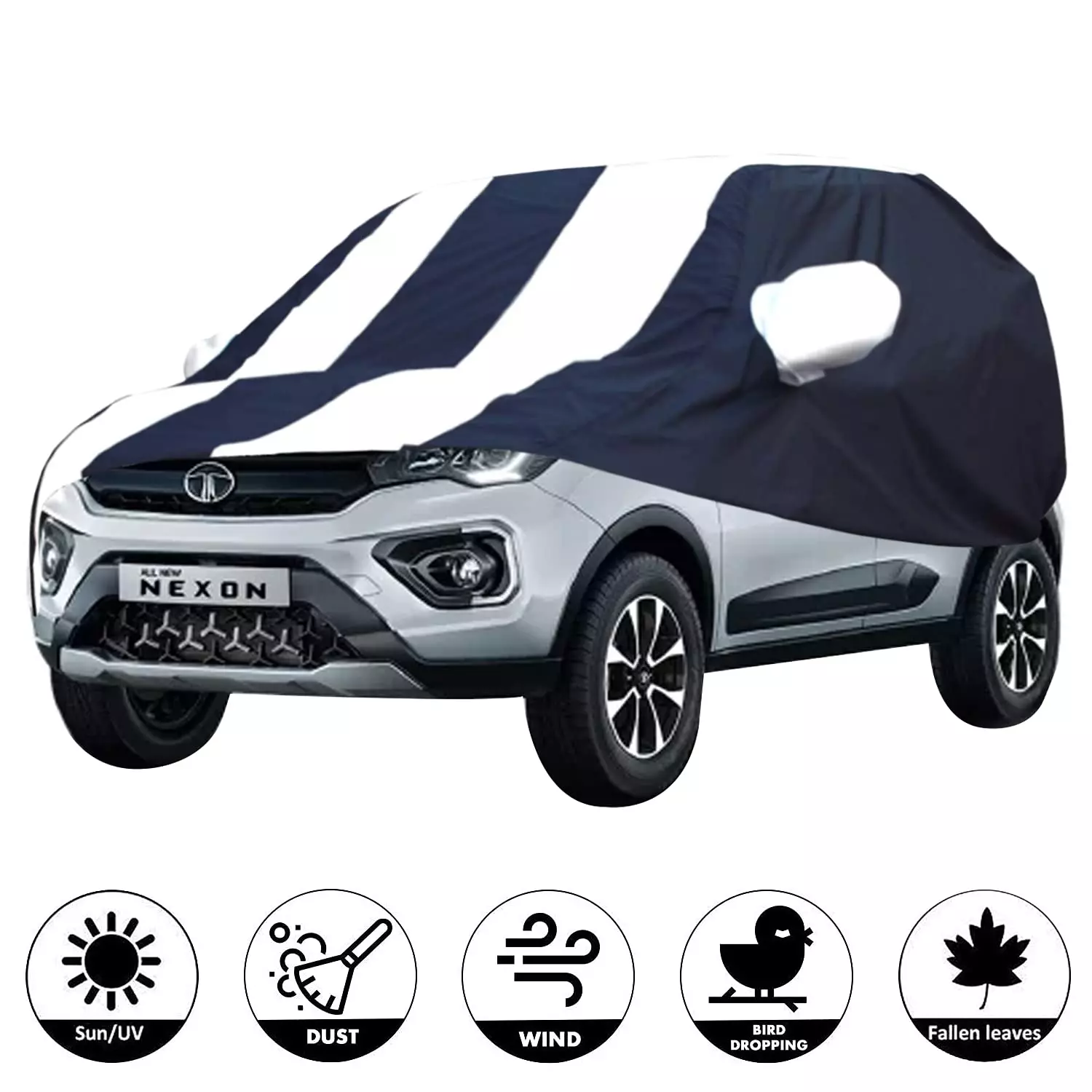 Allextreme TNG5005 Car Cover Compatible with Tata Nexon Custom Fit  UV Heat Resistant