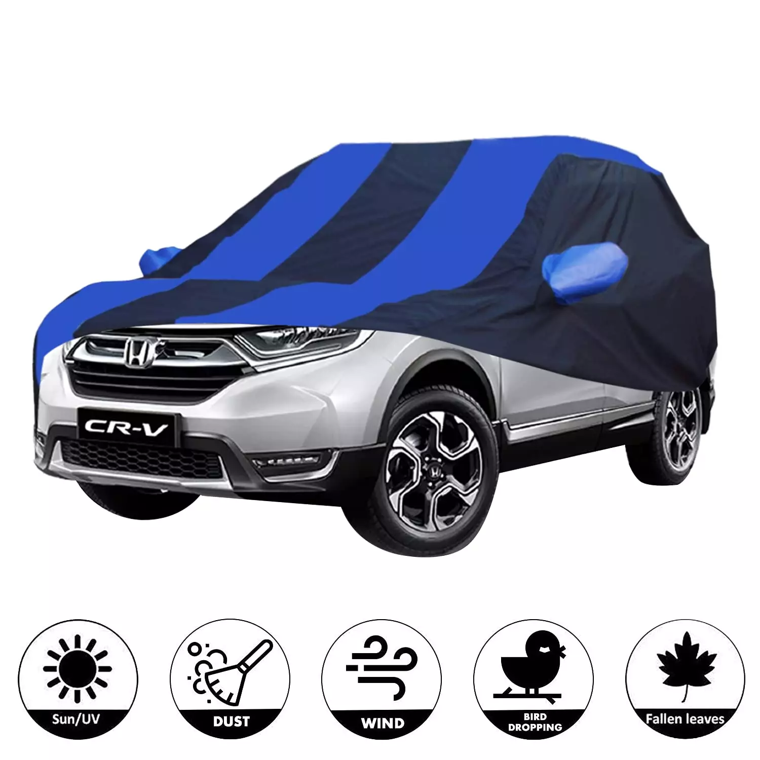 Allextreme CRZ5002 Car Body Cover Compatible with CR-V Custom Fit Dustproof UV Heat Resistant