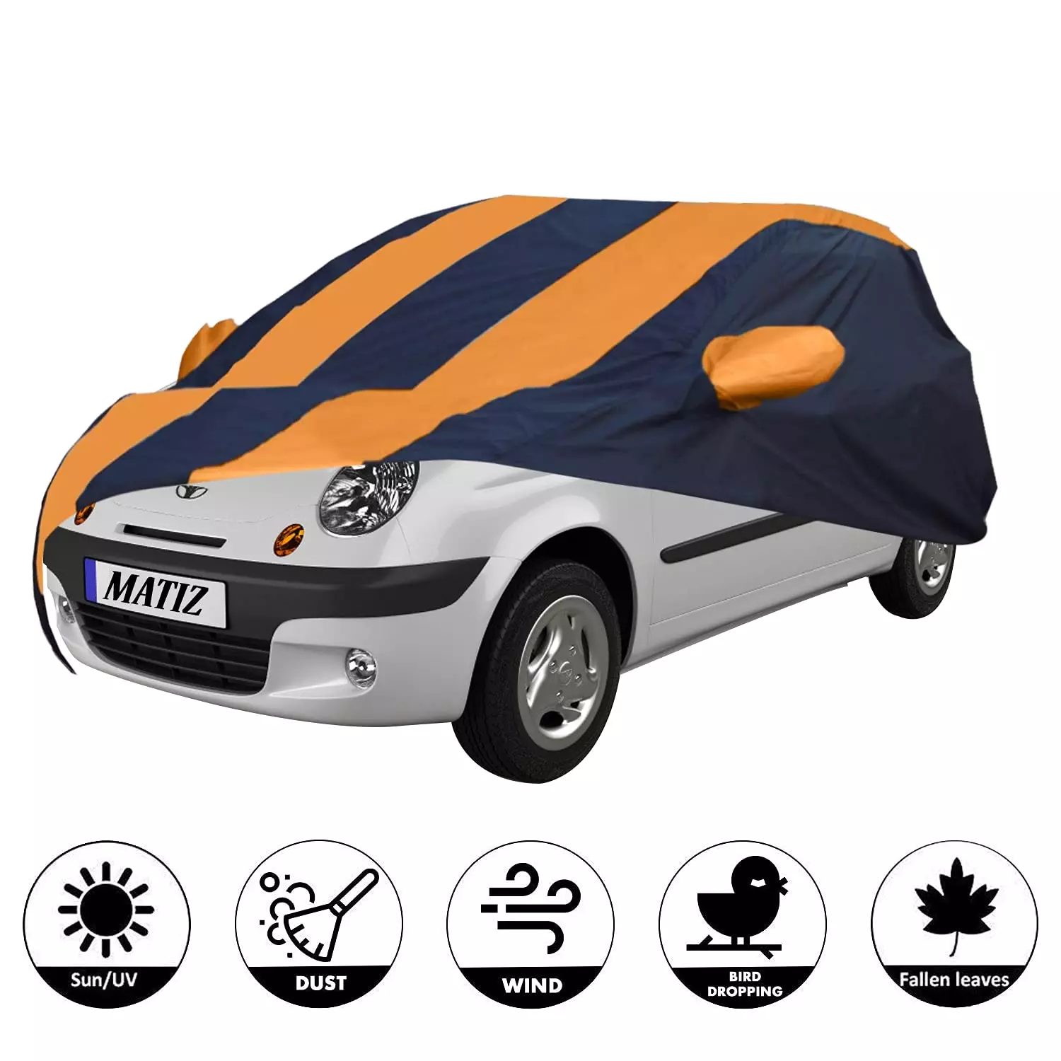 Allextreme DM5003 Car Body Cover Compatible with Daewoo Matiz Custom Fit Dustproof UV Heat Resistant