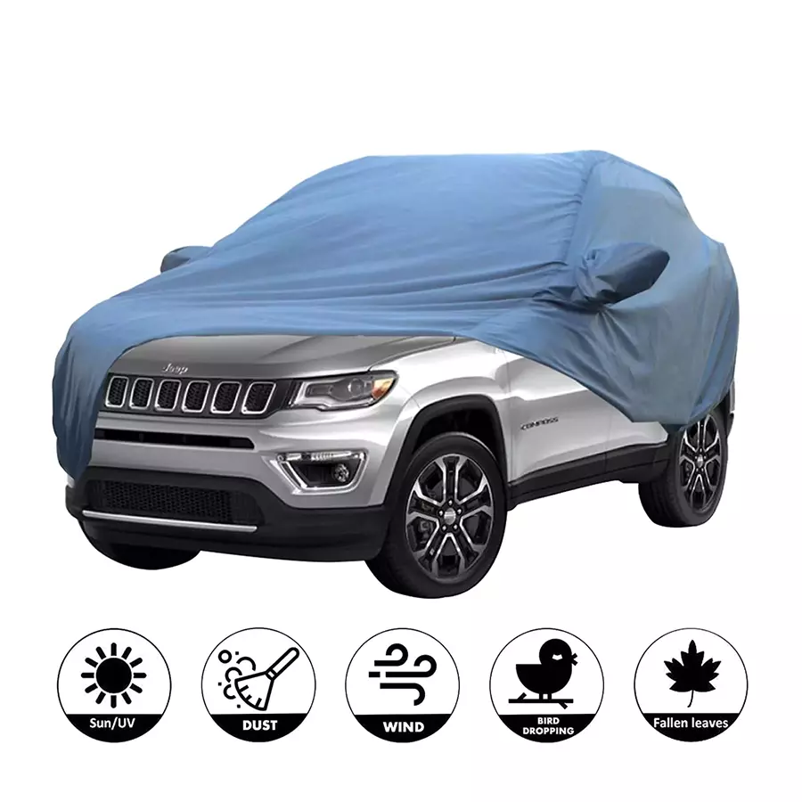 Allextreme JCP5001 Car Body Cover Compatible with Jeep Compass Custom Fit UV Heat Resistant