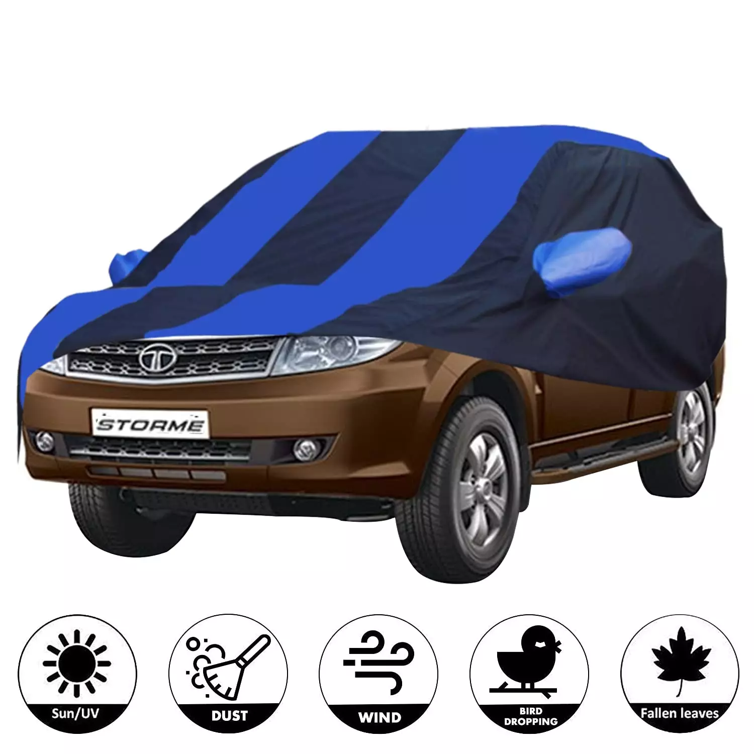 Allextreme TRY5002 Car Cover Compatible with Tata Safari Storme Custom Fit  UV Heat Resistant