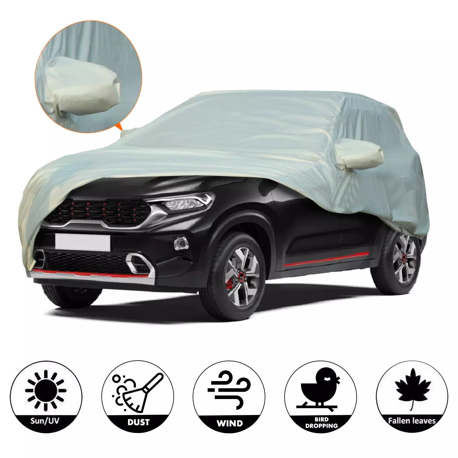 Allextreme KS7003 Car Cover Compatible with Kia Sonet Custom Fit  UV Heat Resistant