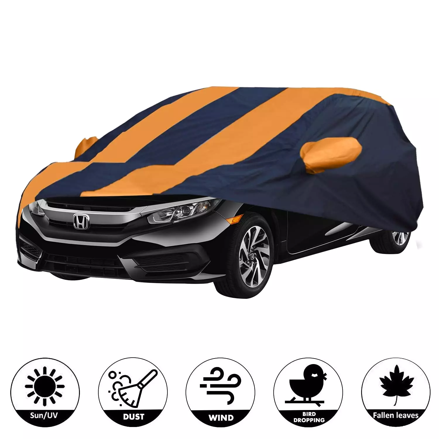 Allextreme HCE5003 Car Body Cover Compatible with Civic Custom Fit Dustproof UV Heat Resistant