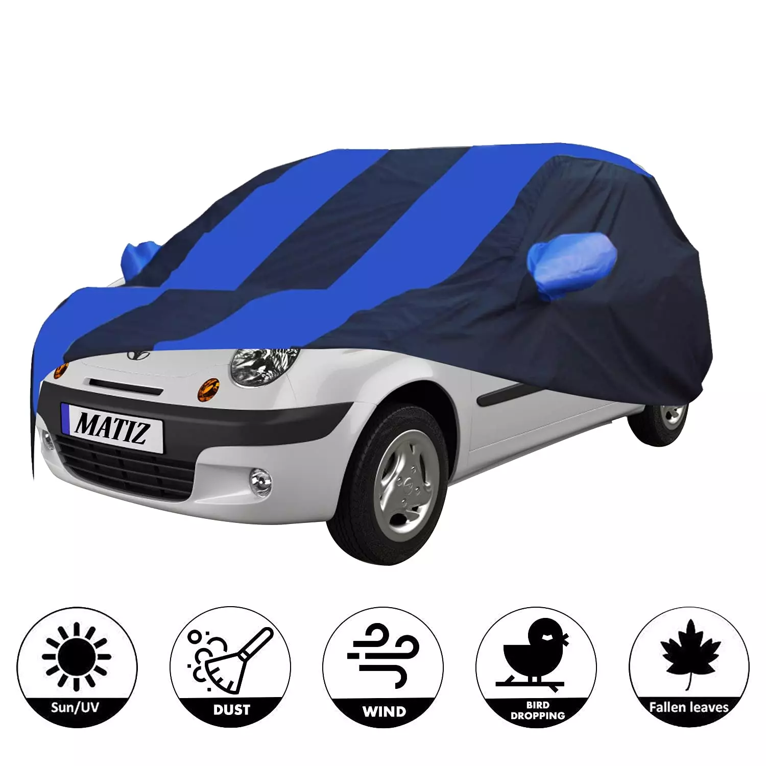 Allextreme DM5002 Car Body Cover Compatible with Daewoo Matiz Custom Fit Dustproof UV Heat Resistant