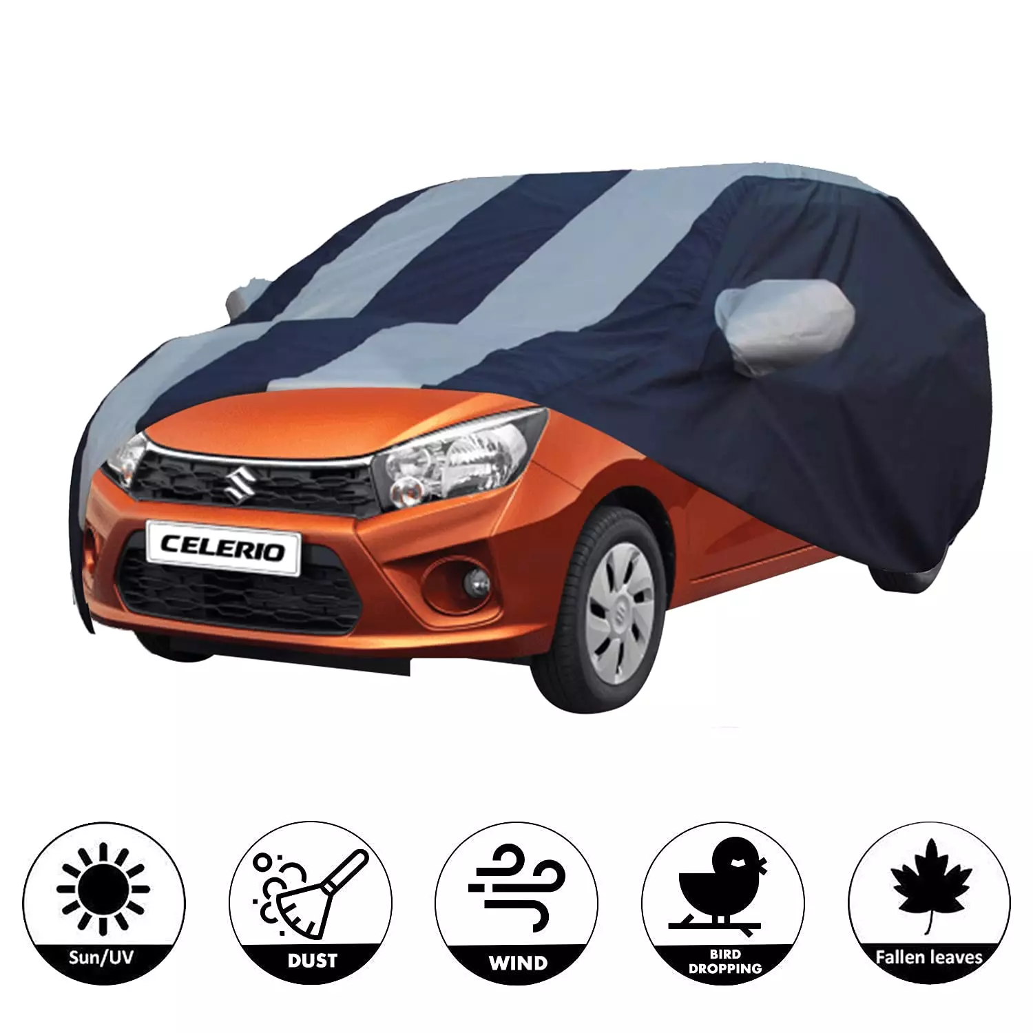 Allextreme MC7005 Car Cover Compatible with Maruti Suzuki Celerio Custom Fit  UV Heat Resistant