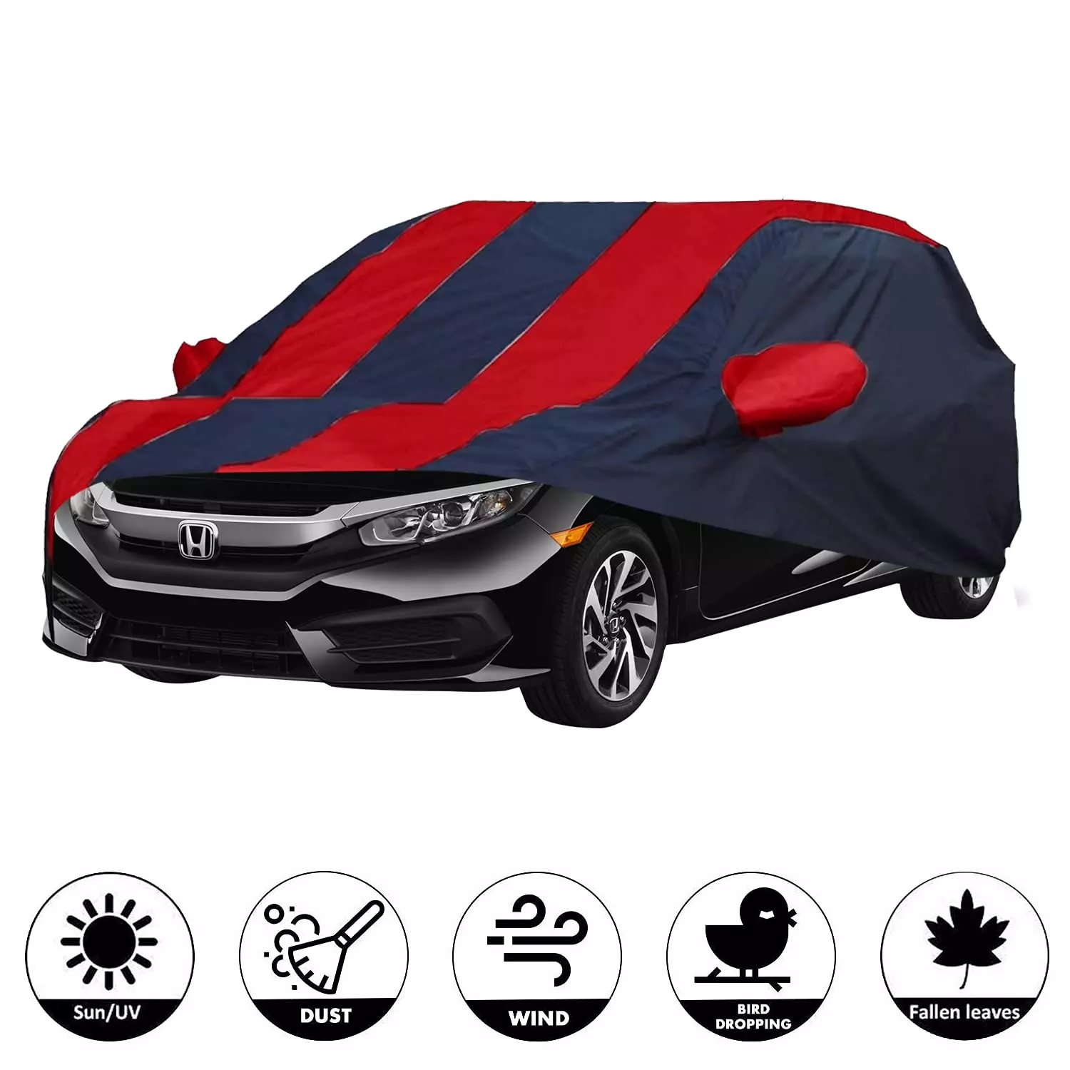 AllExtreme HCE5004 Car Body Cover Compatible with Civic Custom Fit Dustproof UV Heat Resistant
