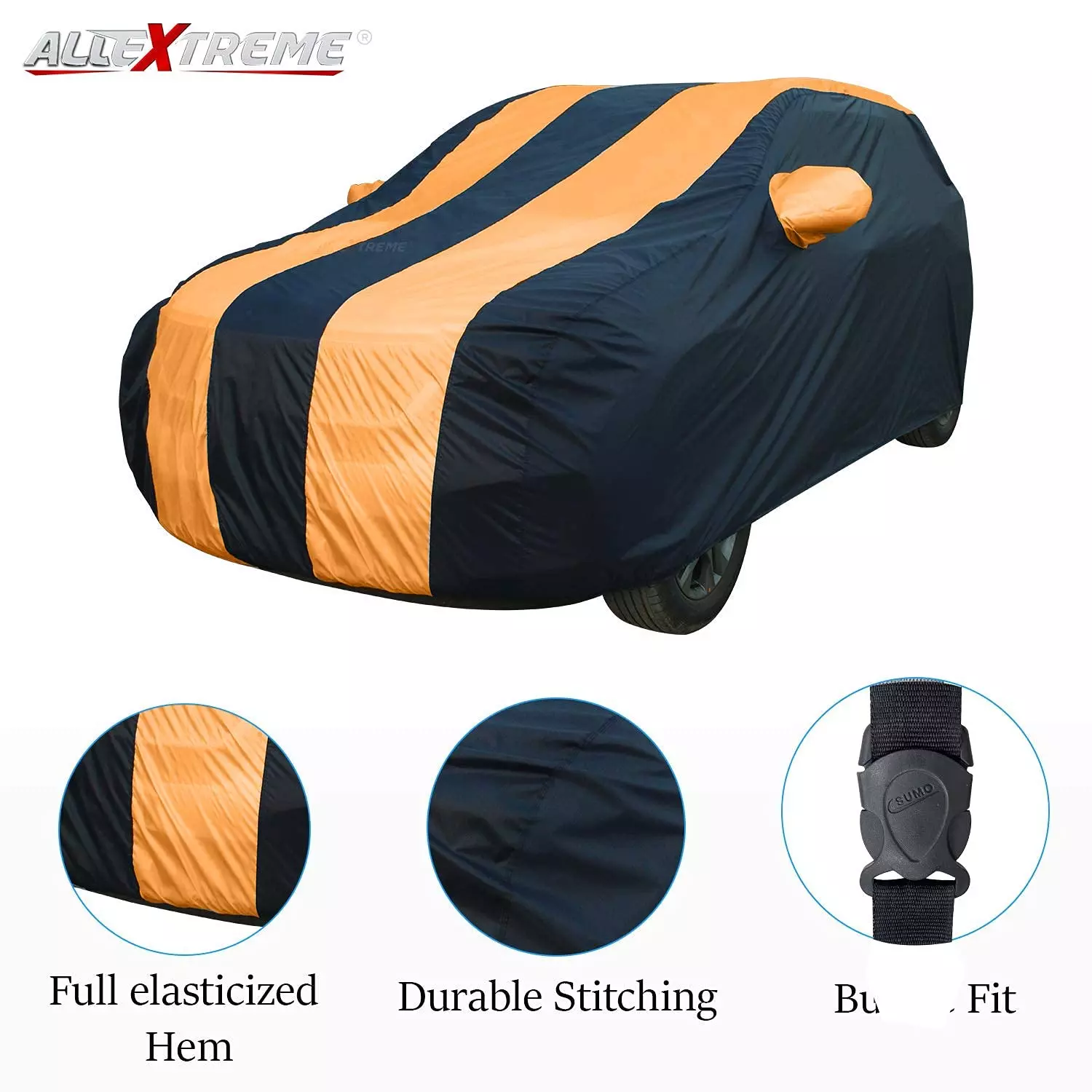 Allextreme MMZ5003 Car Body Cover Compatible with Mahindra Marshal Custom Fit UV Heat Resistant