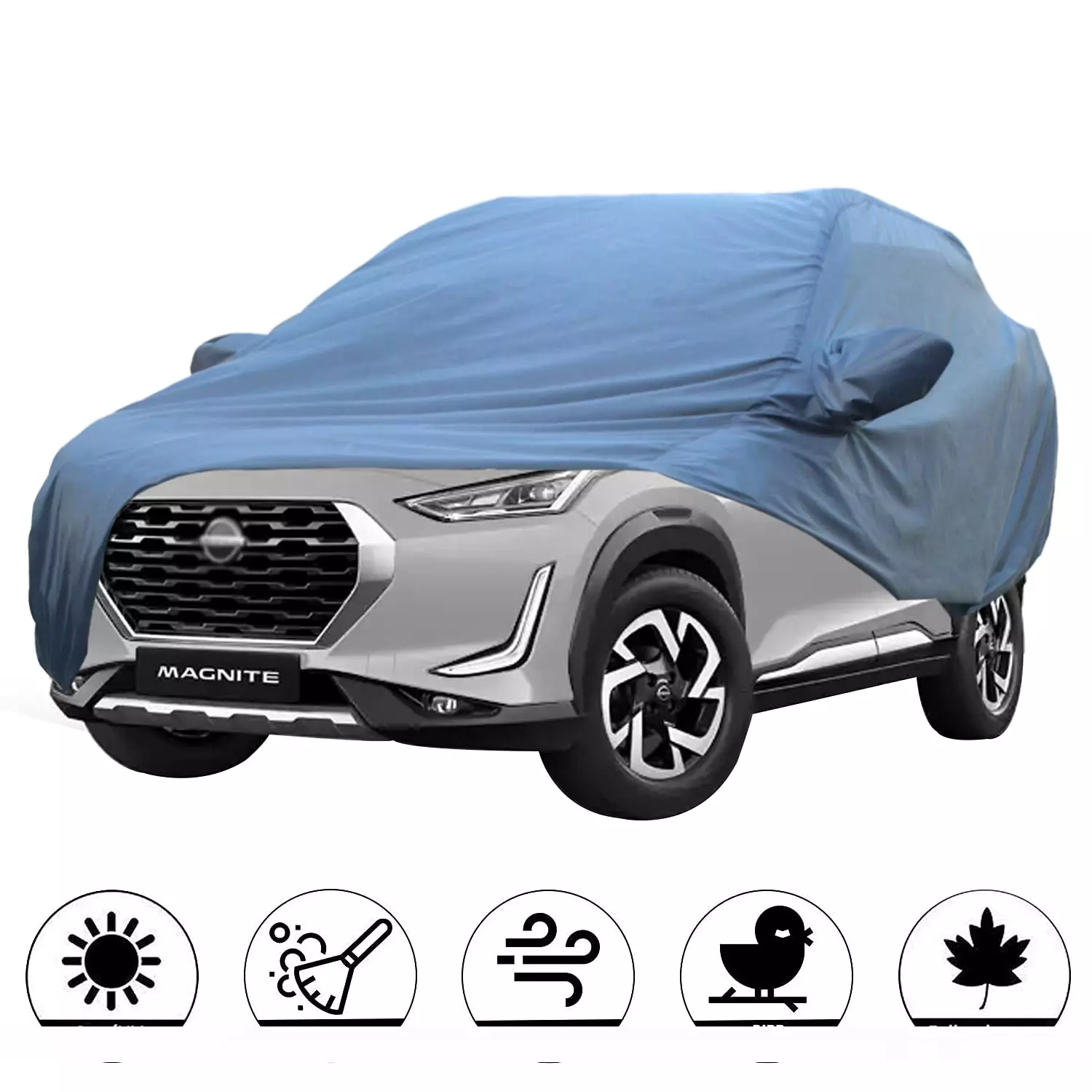Allextreme NMP5001 Car Cover Compatible with Nissan Magnite Custom Fit  UV Heat Resistant